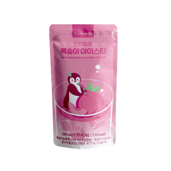 Cantabile Peach flavored Iced Tea 230 ml
