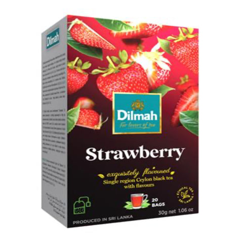 Dilmah Fekete tea Strawberry 20x1,5/ 12