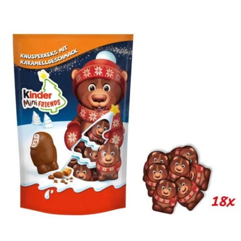 Kinder Mini Friends Karamellás Keksz 122 gr