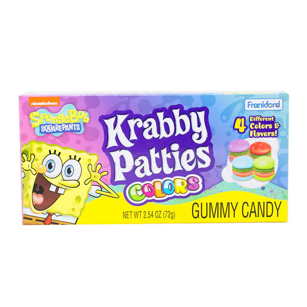Spongebob  Krabby Patties Gummy Box Gumicukor 72g