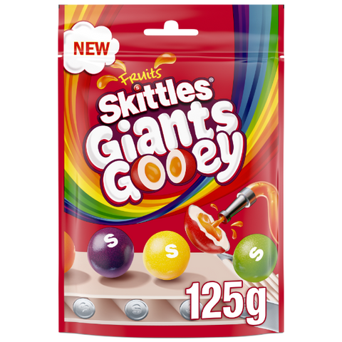 Skittles Giants Gooey Pouch 125 gr