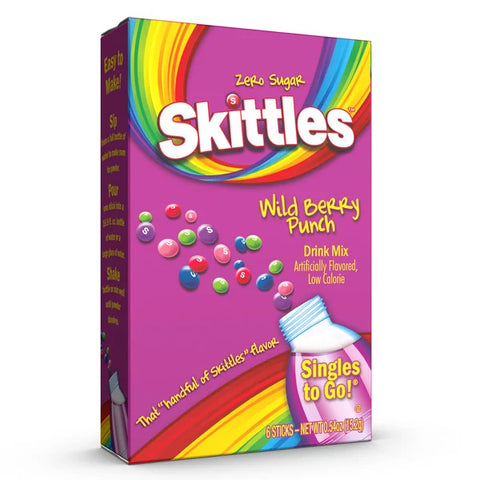 Skittles Drink Mix Wild Berry Punch 6x2.53 g