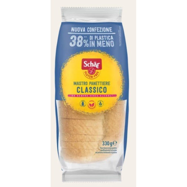 Dr. Schär Classic glutén- és laktózmentes szeletelt fehérkenyér 330 gr