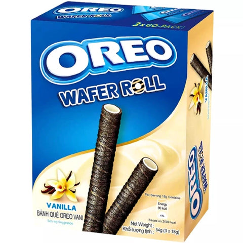 OREO vaníliás-csokis ostyatekercs  54g