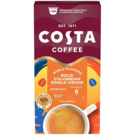 Costa Coffee Columbian Roast Espresso Nespresso kompatibilis (10db kapszula)