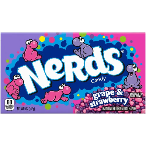Nerds Grape Strawberry Theater Box 142 g