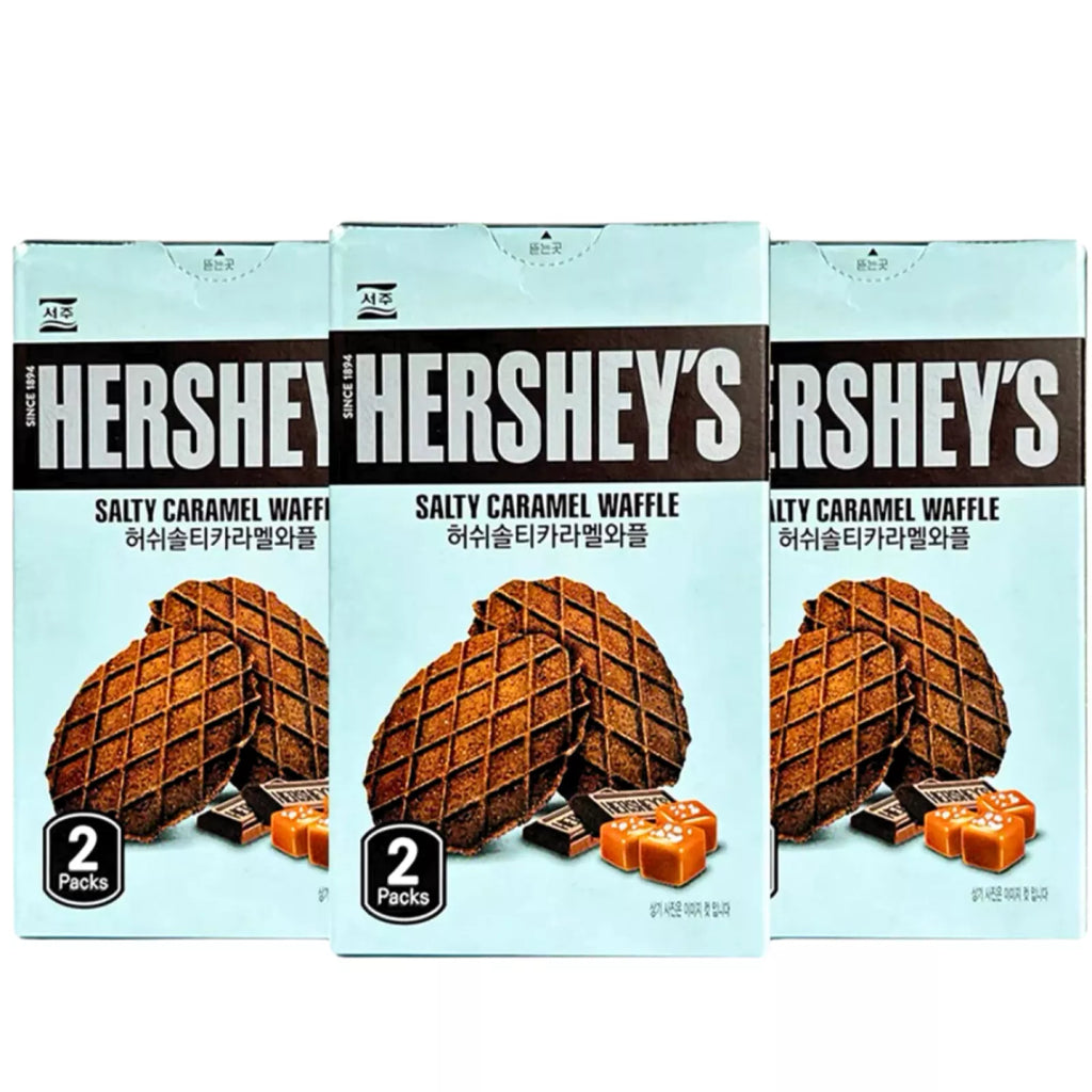 SEOJU Hershey sós karamellás keksz-gofri 55g