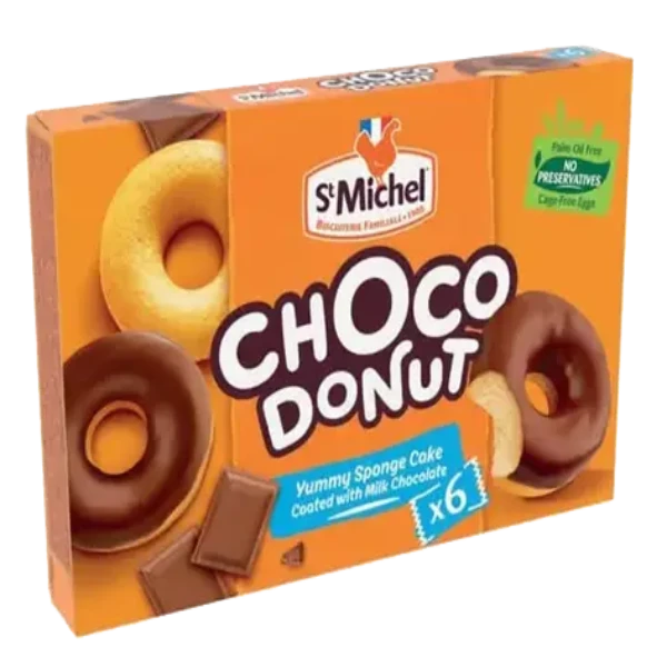 St Michel choco snack Donut 180g