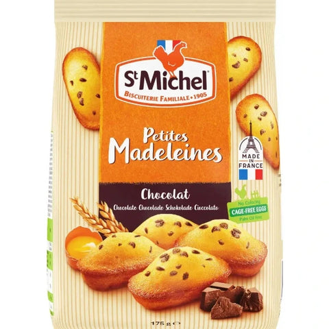 St Michel Madeleines Csokoládé darabokkal 175g