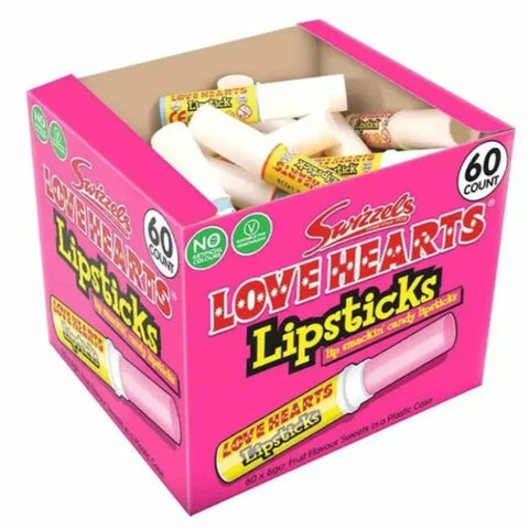 Love Hearts Candy Lipsticks Szív alakú cukorka rúzsok