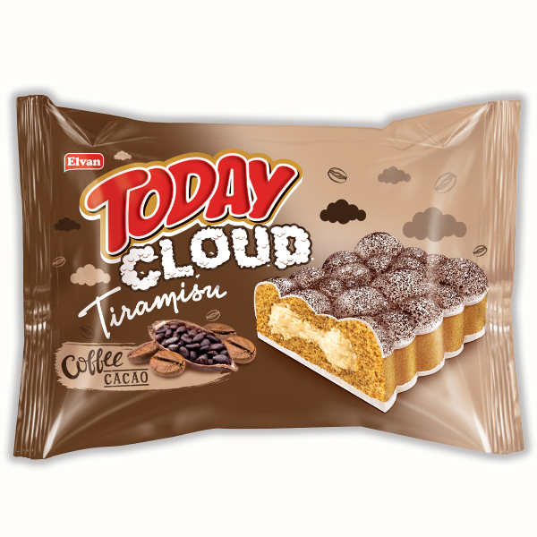 Elvan Today Cloud tiramisu piskóta szelet 45 gr