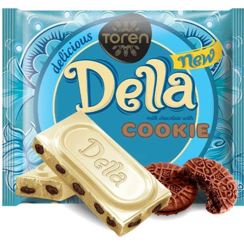 TÖREN DELLA fehér csokis kekszes szelet 52 gr