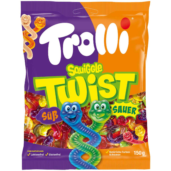 Trolli Squiggle Twist Sauer 150 gr