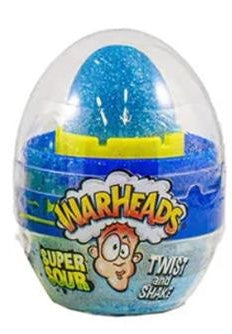 Warheads Twist and Shake Eggo Kék 18g