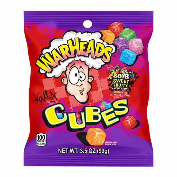 Warheads Cubes Sour Fruity Flavors 99 gr Akciós