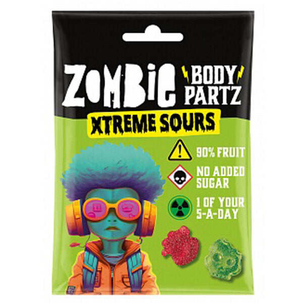 Zombie Xtreme Sours Body Partz Gummies